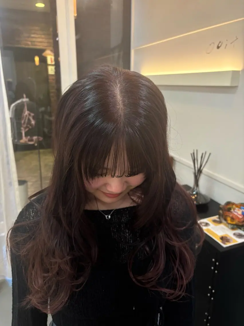 ロング カラー ヘアカラー ooitヨシダ ミナミのヘアスタイル