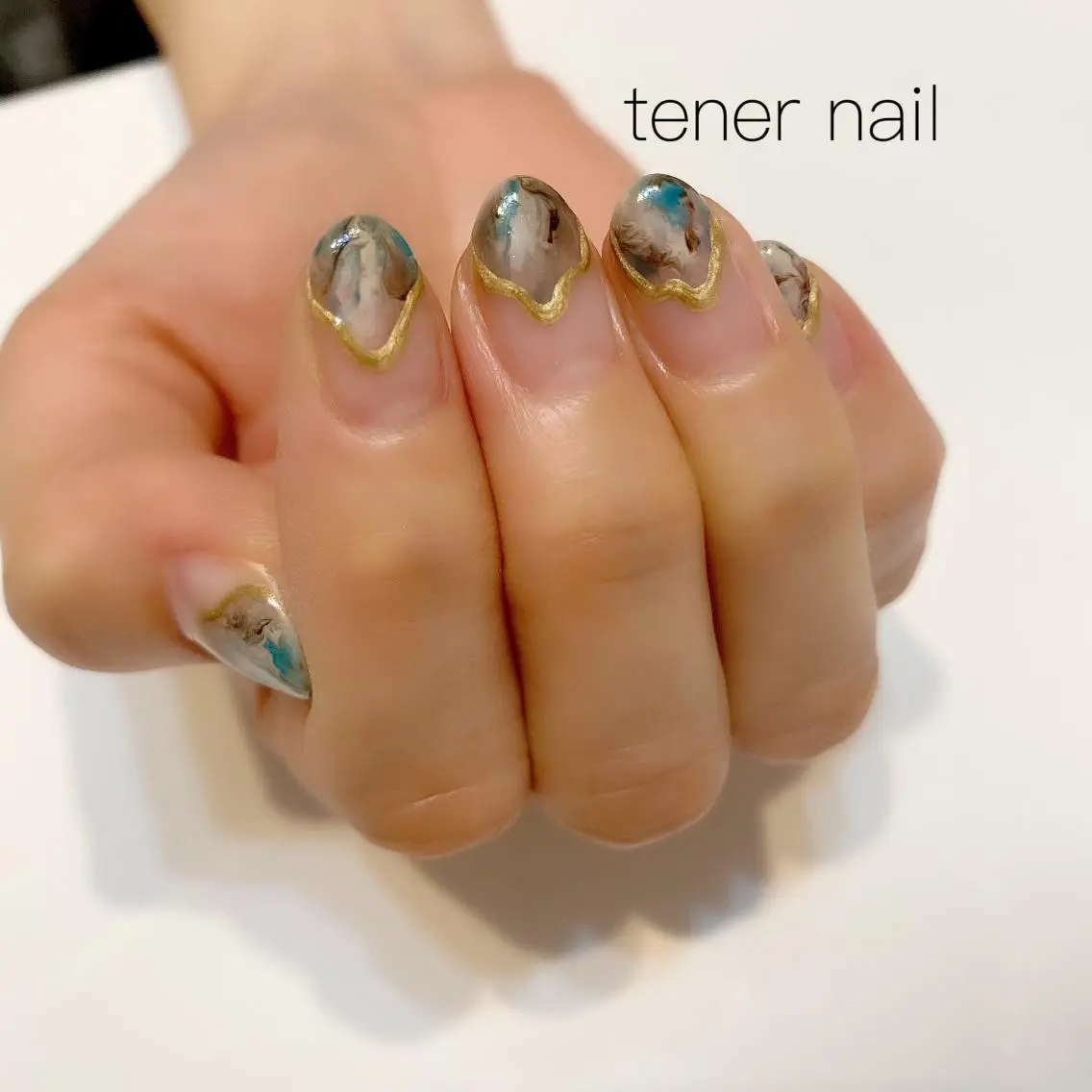 ネイル フレンチネイル ニュアンスネイル テネルネイル tener nailのネイルデザイン