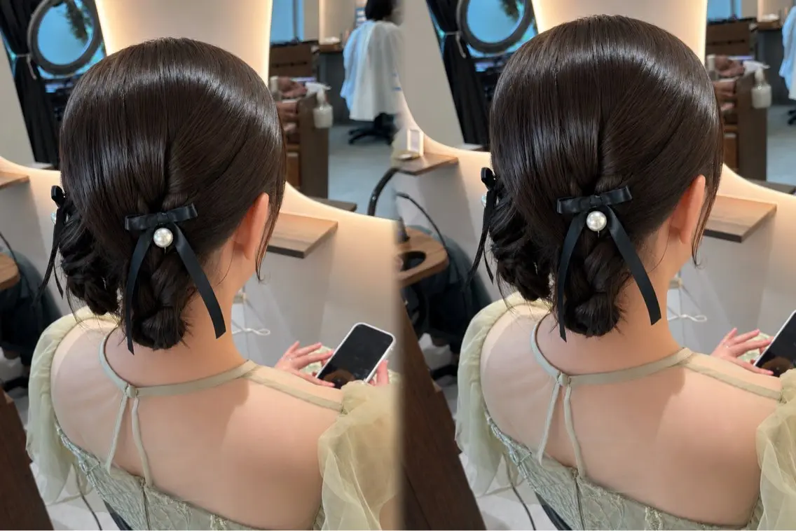ヘアセット すずき あいりのヘアスタイル