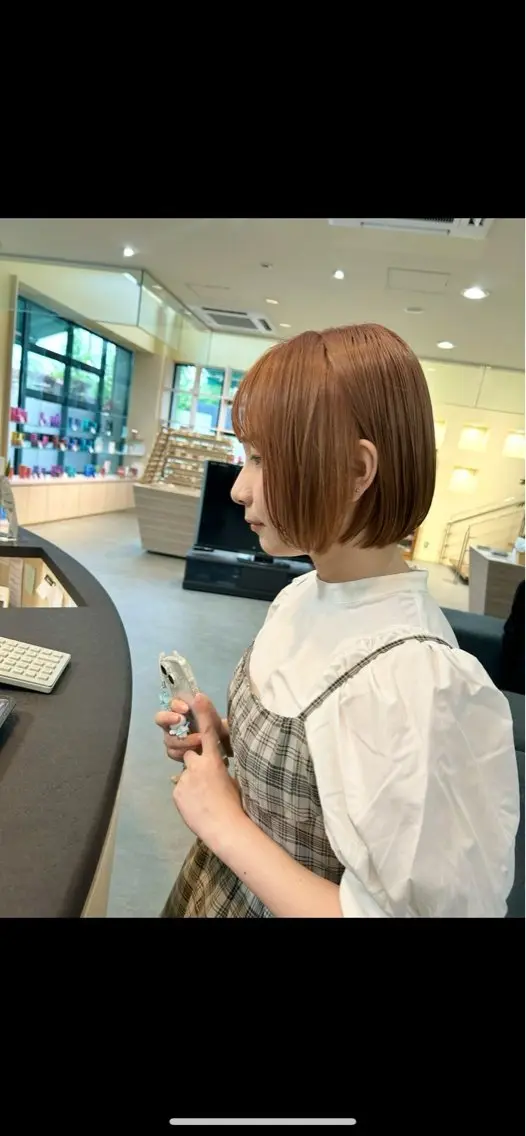 ♬.*ﾟone color ＋ cut ＋トリートメント✧*｡ 【水曜日限定メニュー】の写真