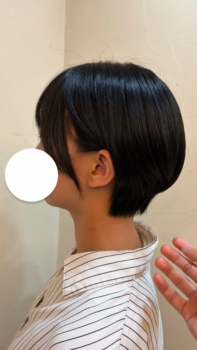 ショートカットモデルの写真