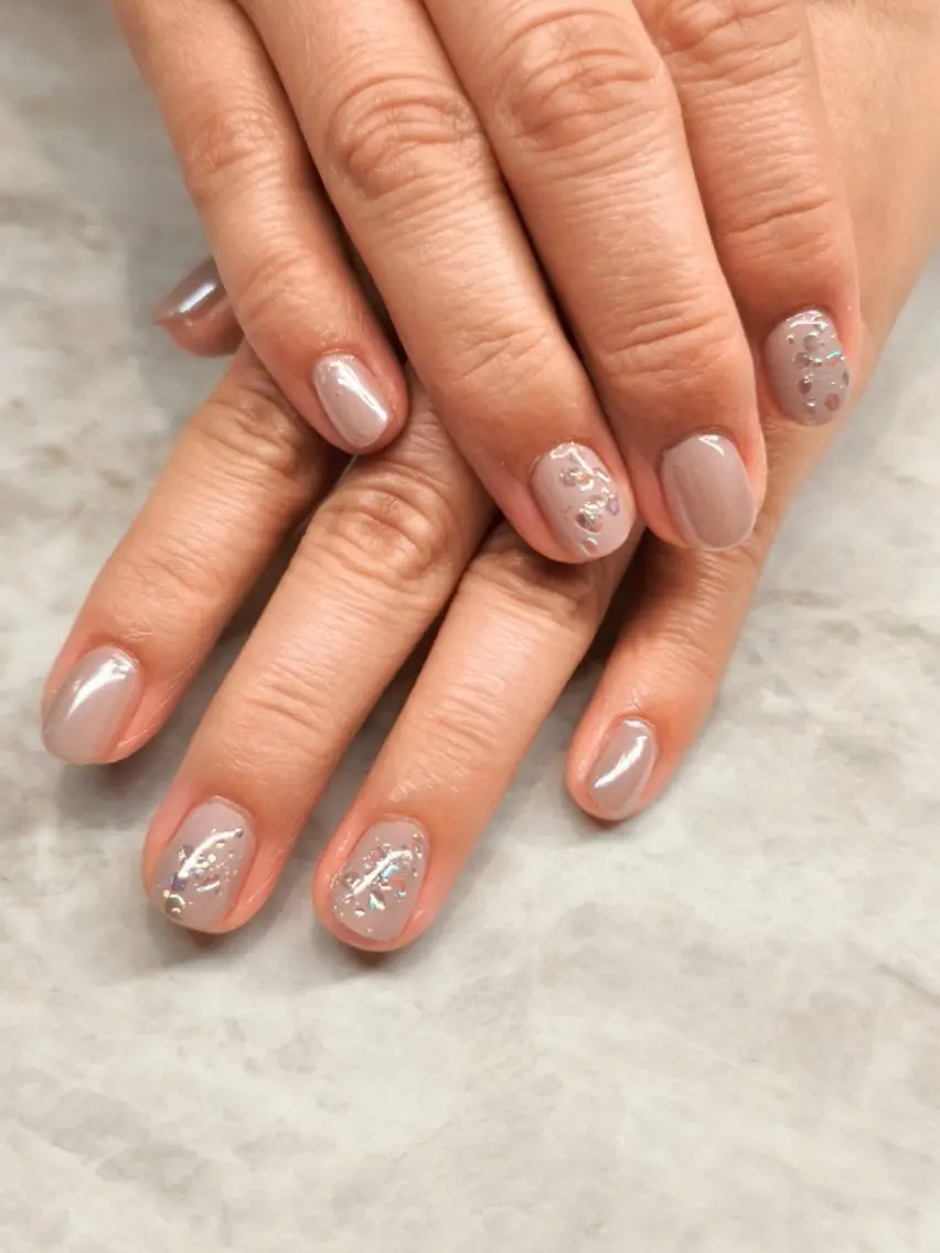ネイル ワンカラーネイル ハンドネイル Hanano  nail  Lisaのネイルデザイン