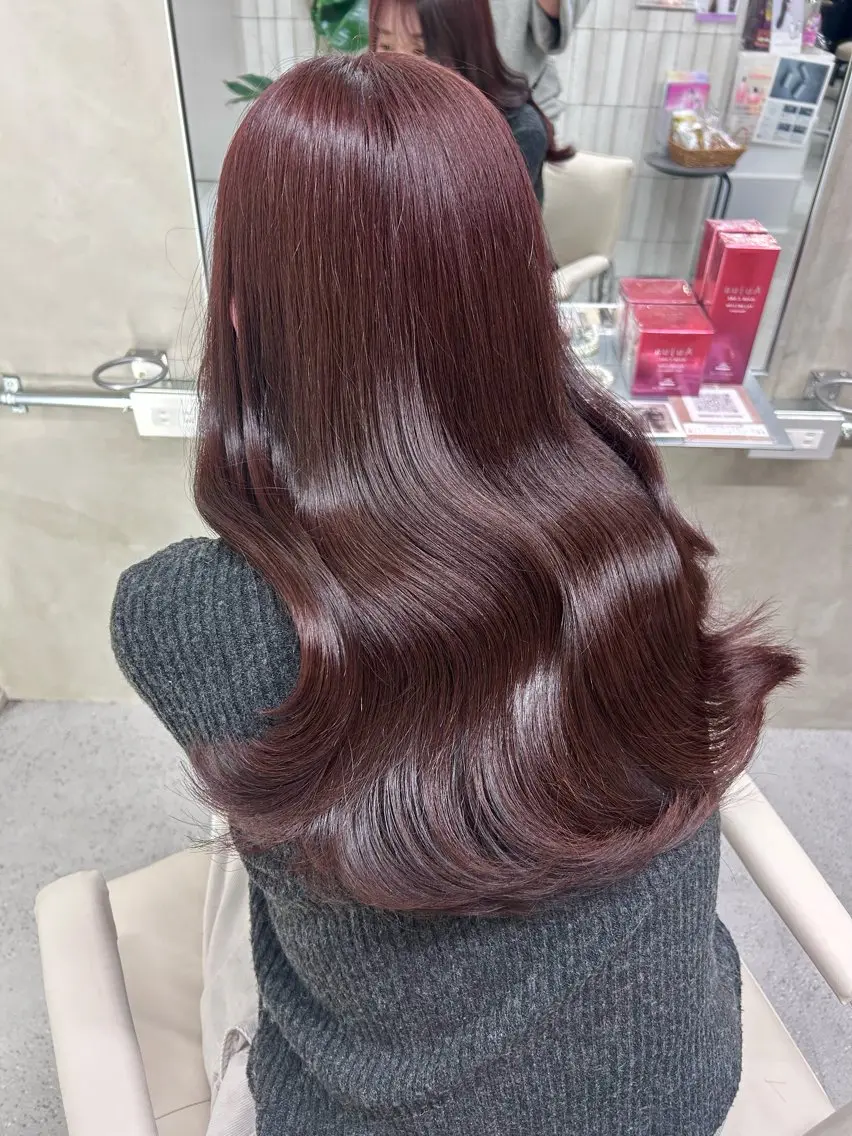 ロング カラー 木本晴香/髪質改善 /艶カラー透明感のヘアスタイル