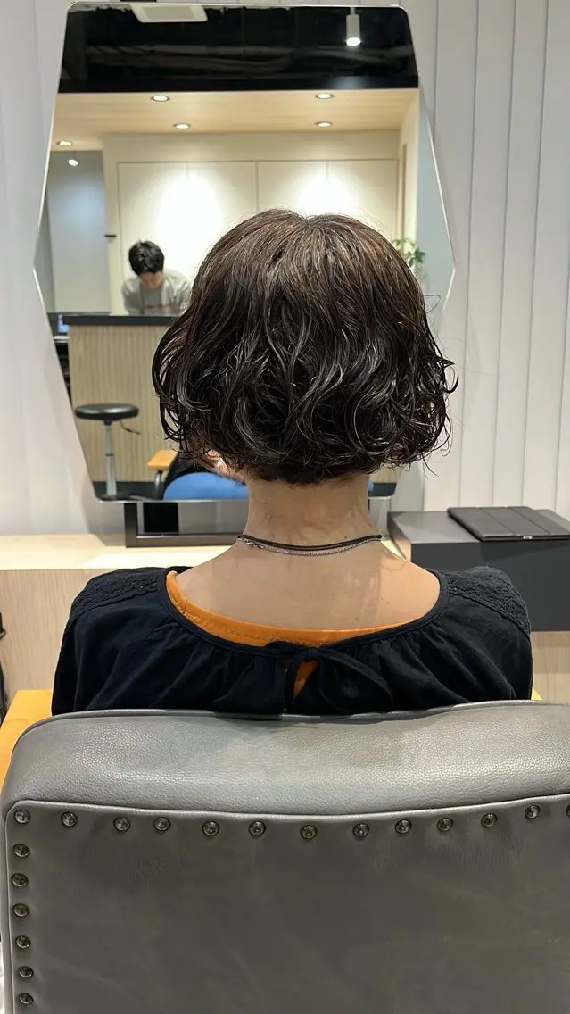 ミディアム くせ毛 縮毛矯正 SNSモニター募集！ くせ毛特化/大村のヘアスタイル
