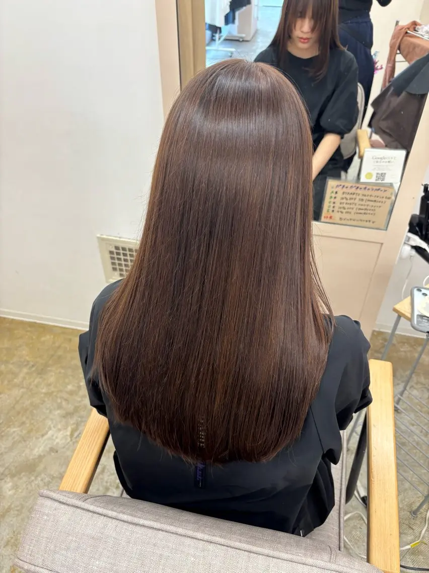 カラー ブラウンカラー ヘアカラー Asuka /SOYON難波のヘアスタイル