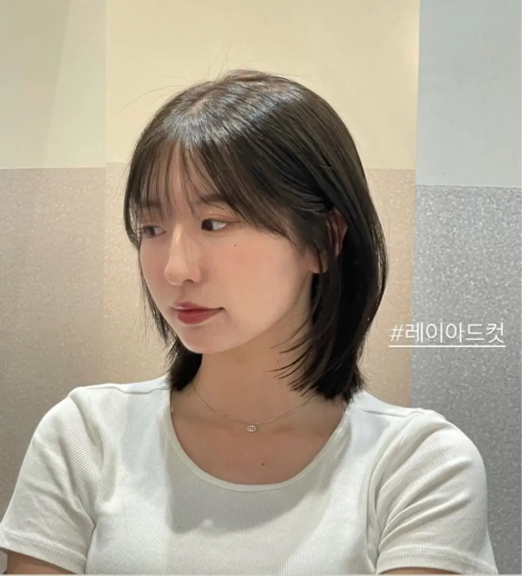 ショート 韓国風ヘア レイヤーカット カット ヘアカラー トリートメント ❤︎︎韓国ヘア❤︎︎ 𝑺𝒉𝒊𝒉𝒐のヘアスタイル