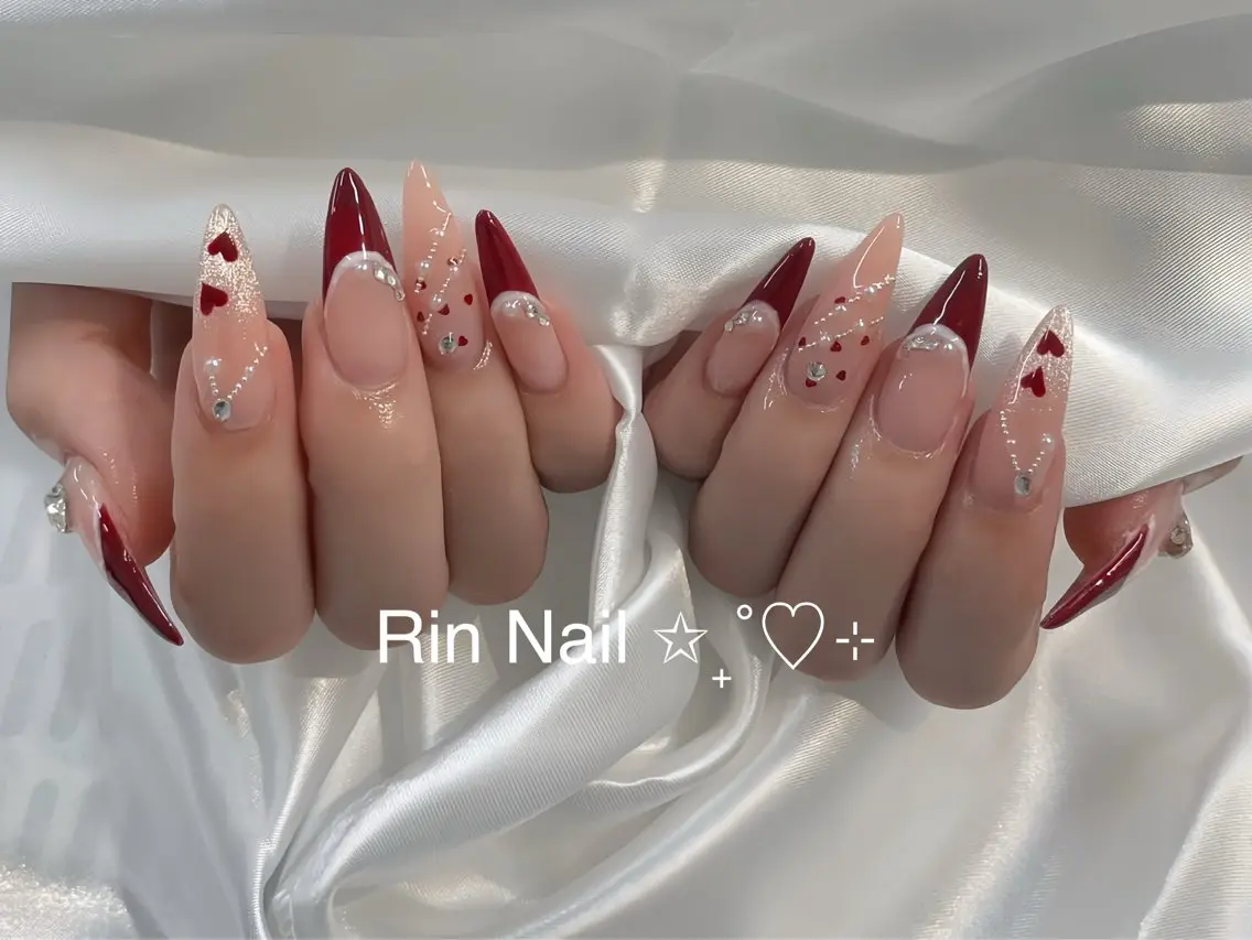 ネイル チークネイル フラッシュネイル フラワーネイル フットネイル ジェルネイル ハンドネイル Rin Nail Shinokuboのネイルデザイン