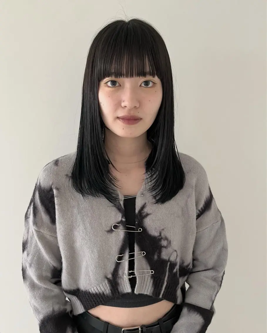 【当日限定クーポン】似合わせ顔まわりカット＋透明感ワンカラー+Aujuaクイックトリートメント ￥6500の写真