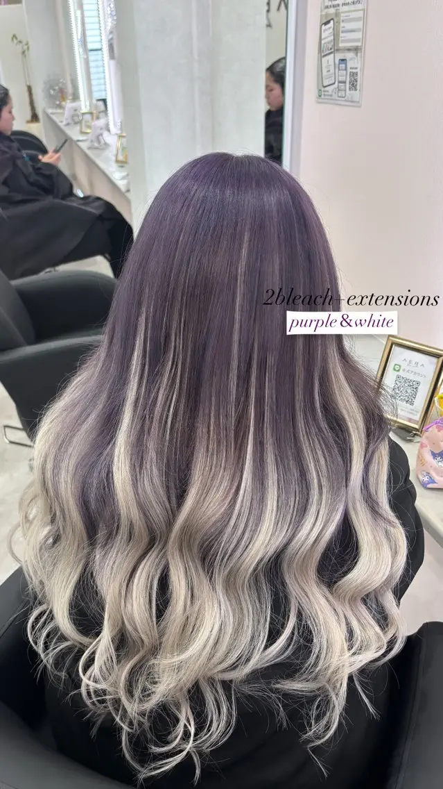 ロング エクステ エクステ 🎀柔らか暖色カラ ー💕sayakaのヘアスタイル