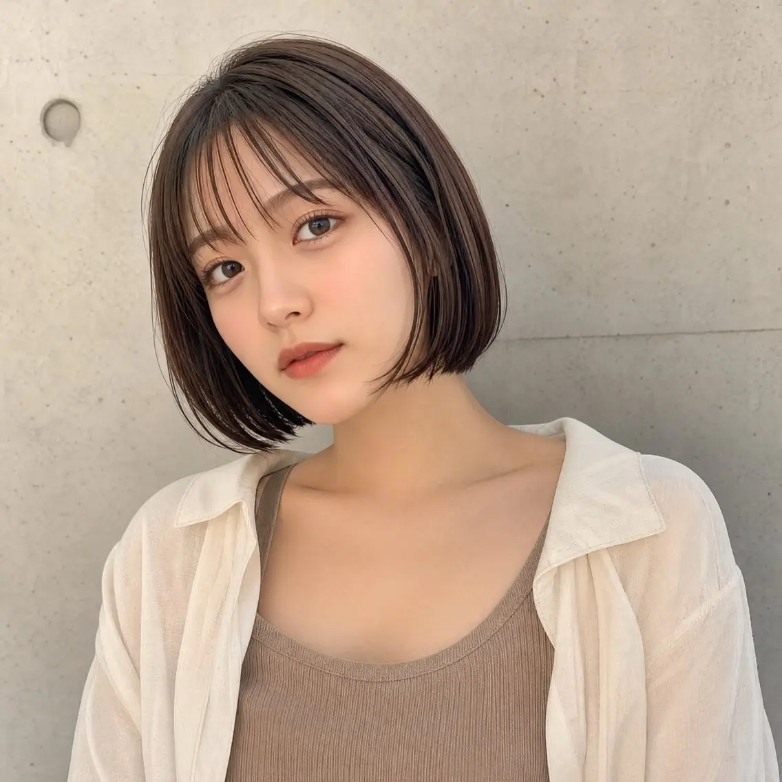 切りっぱなしボブ【タッセルボブ】の写真