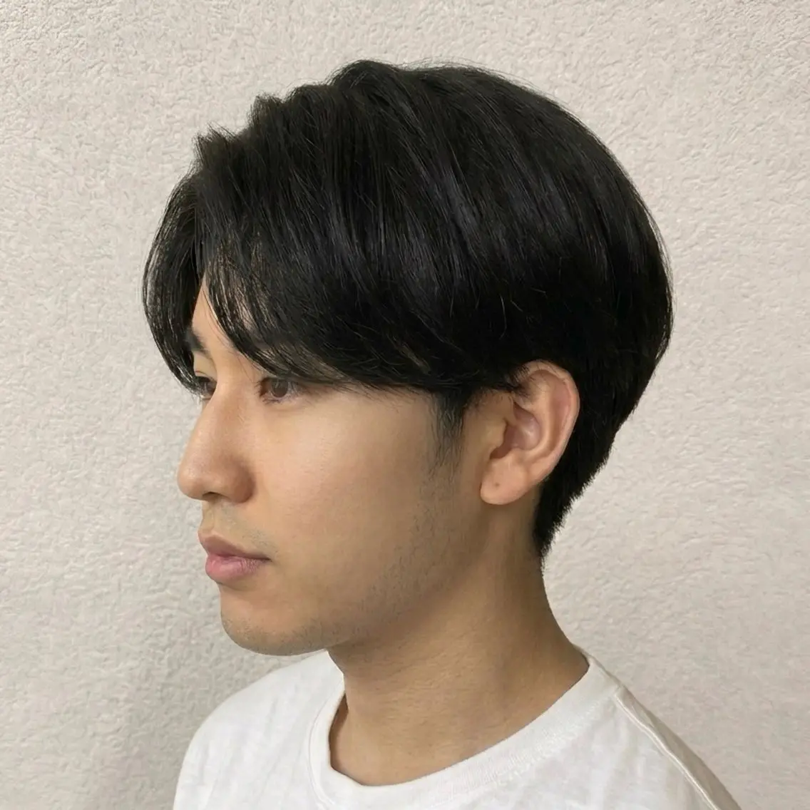 メンズ センターパート カット ブリーチなしWカラー メンズカット✨ワタベのヘアスタイル