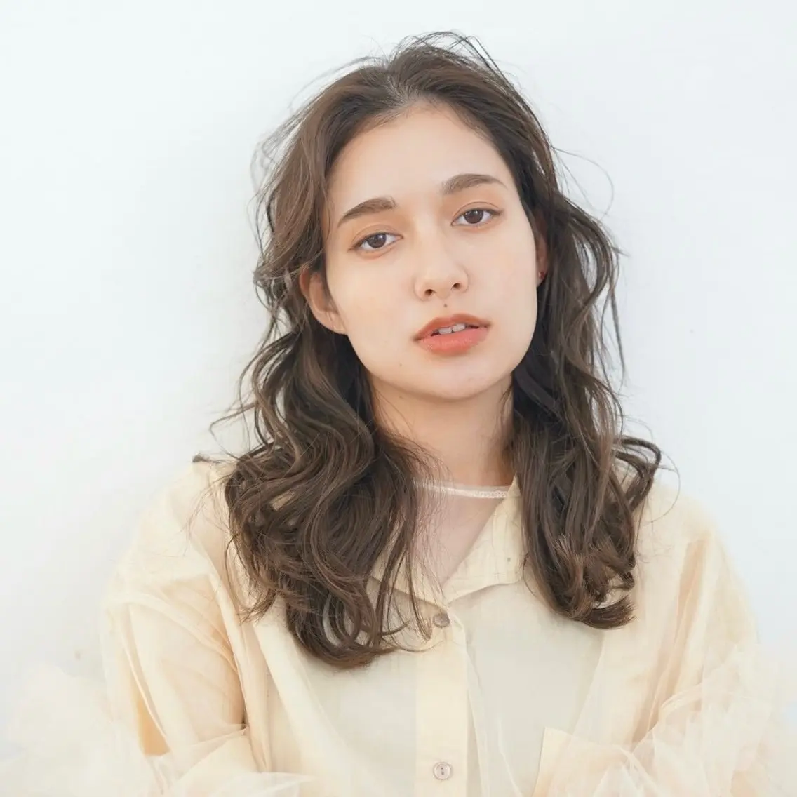 セミロング カラー パーマ ヘアアレンジ カット パーマ トリートメント 髪質改善ストレート✨ パーマヘア✨YUKIのヘアスタイル
