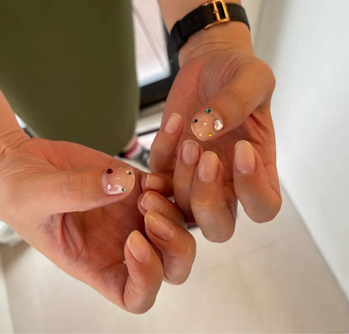 ネイル ストーンネイル ハンドネイル kanai miwaのネイルデザイン
