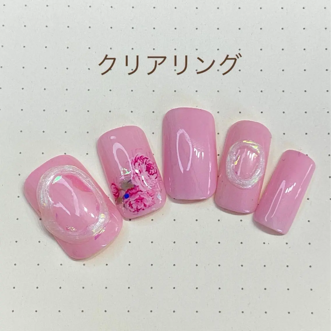 ネイル クリアネイル ネイリスト aicoのネイルデザイン