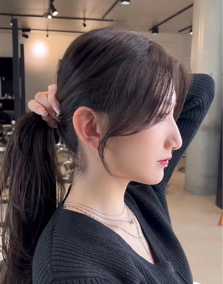 ロング カラー カット ヘアカラー トリートメント 🌫️大人韓国ヘア 🌫️naoyaのヘアスタイル