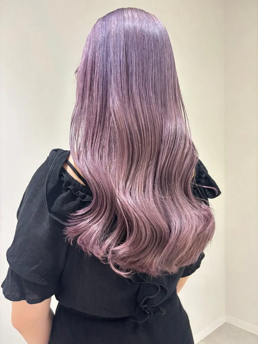 ミディアム カラー ヘアカラー 🩷ダブルカラー/ 暖色カラー🌟るみのヘアスタイル