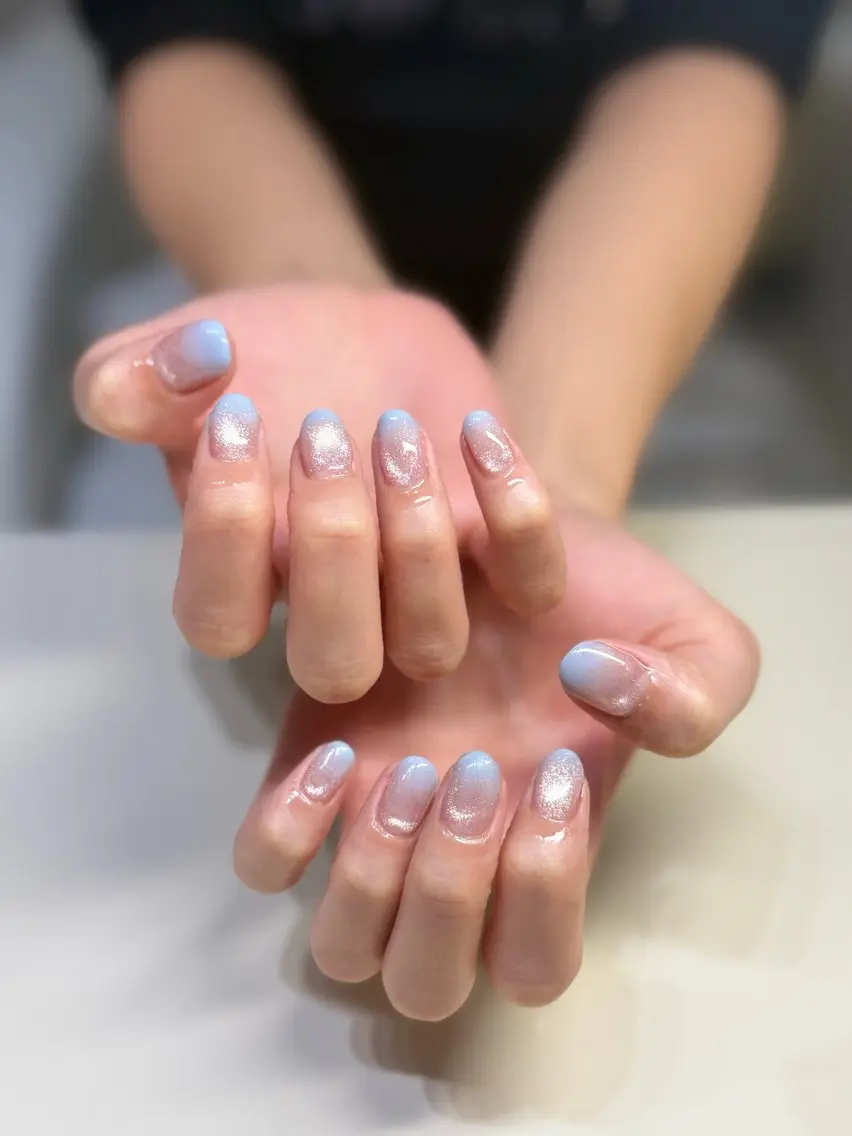 ネイル ハンドネイル ハンドケア Brillant🩵 三軒茶屋のネイルデザイン