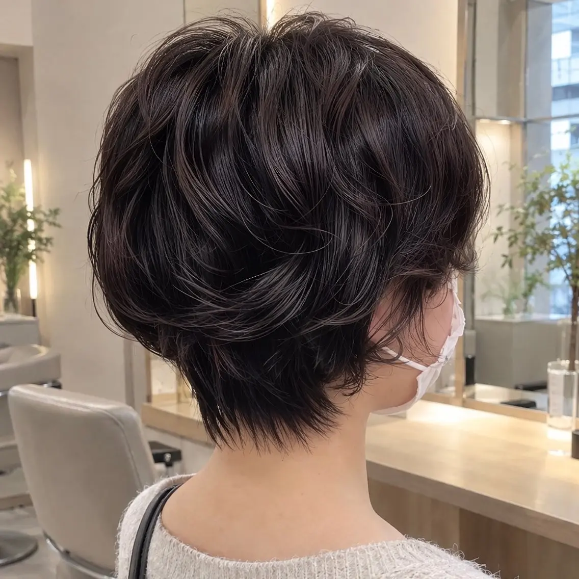 ショート パーマ 【似合わせ特化🌷】 パーマ/ボブ/モカのヘアスタイル