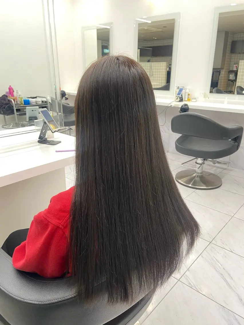 ロング カラー ヘアアレンジ Over hair_ misakiのヘアスタイル
