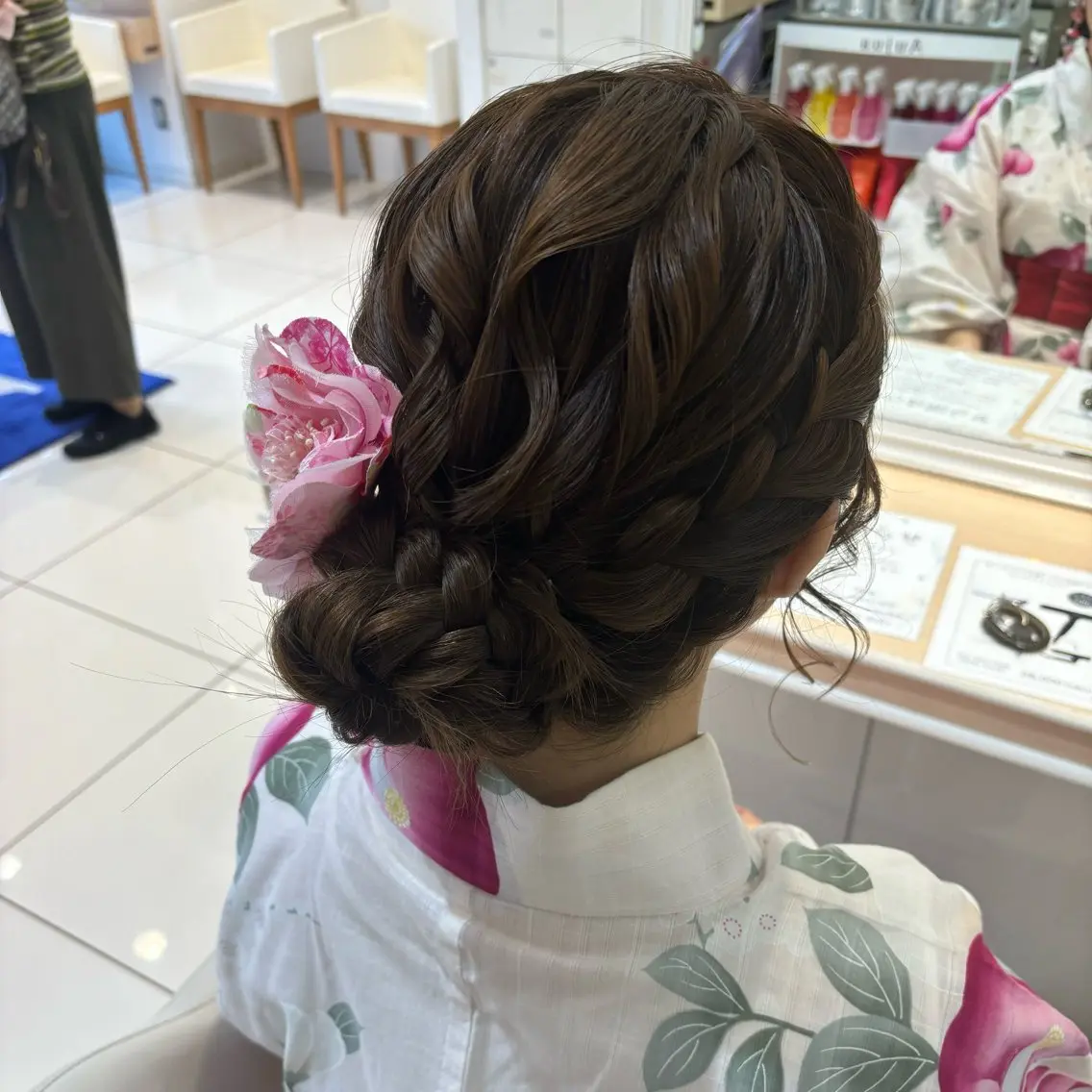 ロング ヘアアレンジ ヘアセット 宮永 璃沙のヘアスタイル