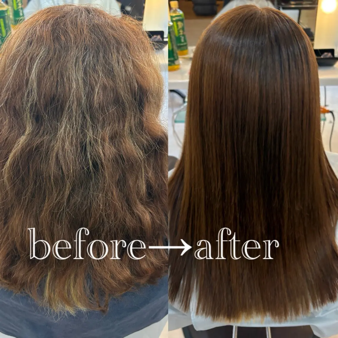 ロング 縮毛矯正 Tomo's､､､ Misakiのヘアスタイル