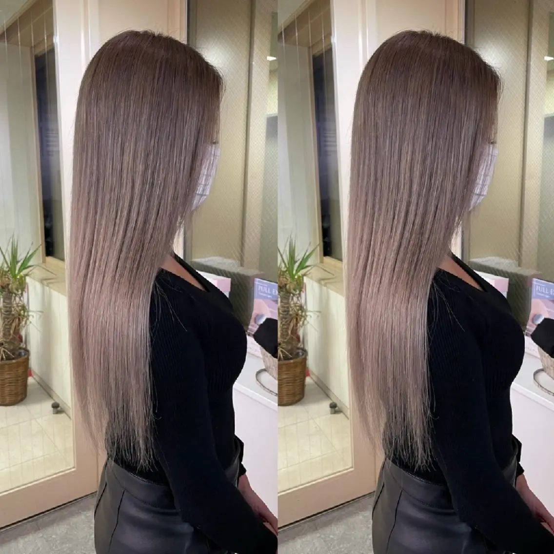 ロング カラー カット 縮毛矯正 トリートメント ✨弱酸性縮毛矯正✨ ✨髪質改善✨hiroのヘアスタイル