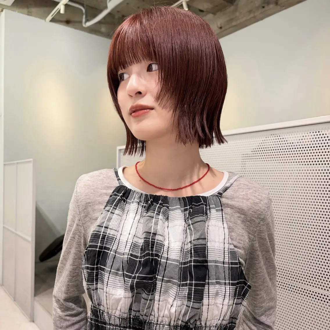 ショート カラー カット ヘアカラー トリートメント いまかわ ゆなのヘアスタイル