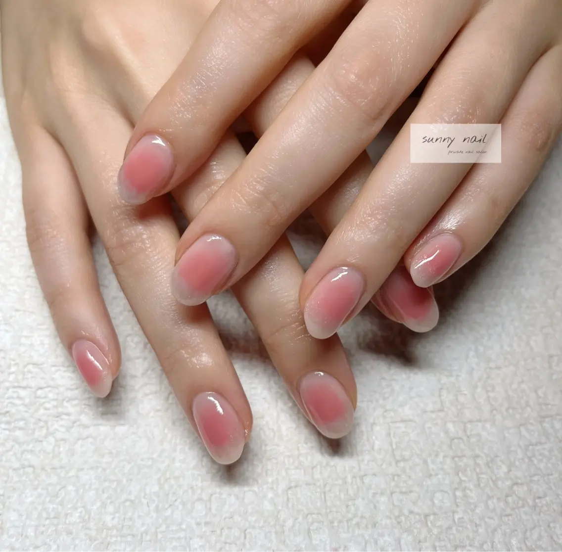 ネイル チークネイル フレンチネイル マグネットネイル マグネットフレンチ sunny nailのネイルデザイン