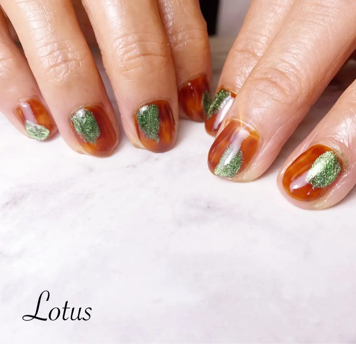 ネイル ハンドネイル ネイル＆脱毛 Lotus🌸のネイルデザイン