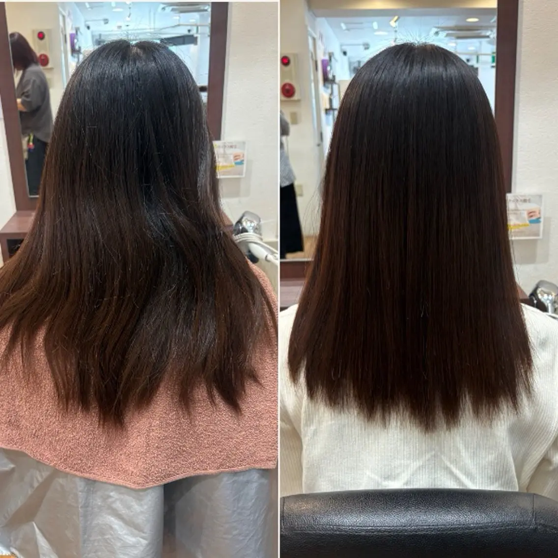 ロング カット 縮毛矯正 トリートメント MOLLA ✂️辻のヘアスタイル