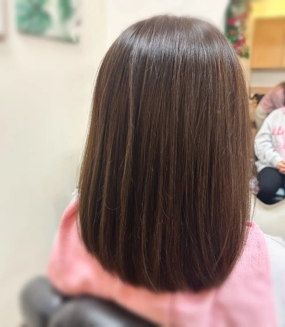 ミディアム カラー 松村 ゆうのヘアスタイル