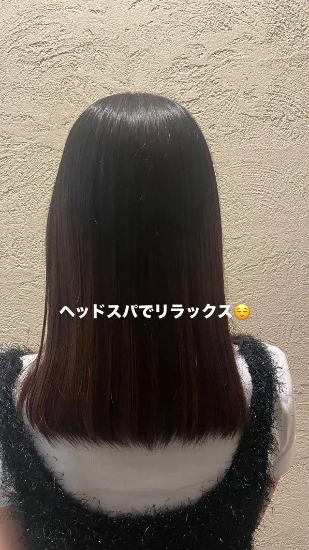 セミロング ルプラボウ/鈴木颯天 /艶カラー／縮毛矯正のヘアスタイル