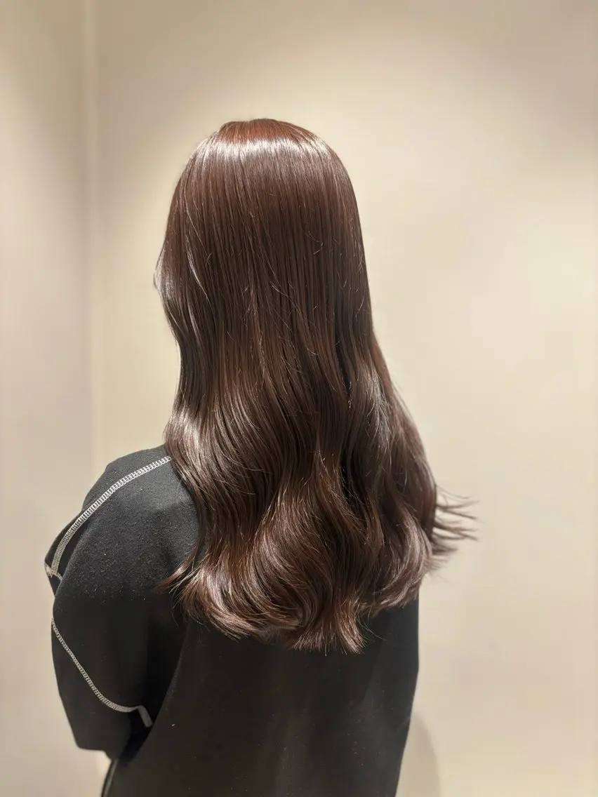 カラー トリートメント 髪質改善カラー ベージュ🤎YUMEのヘアスタイル