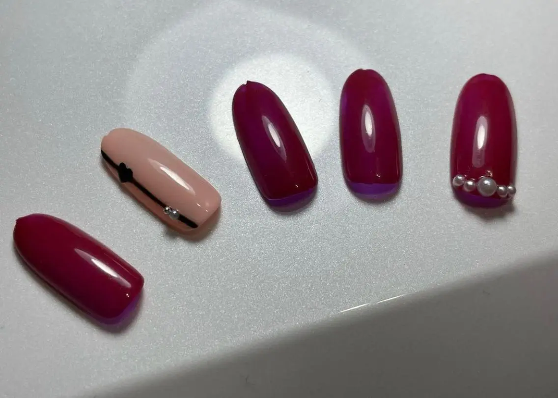 ネイル バレンタイン Shizuka Nail Salonのネイルデザイン