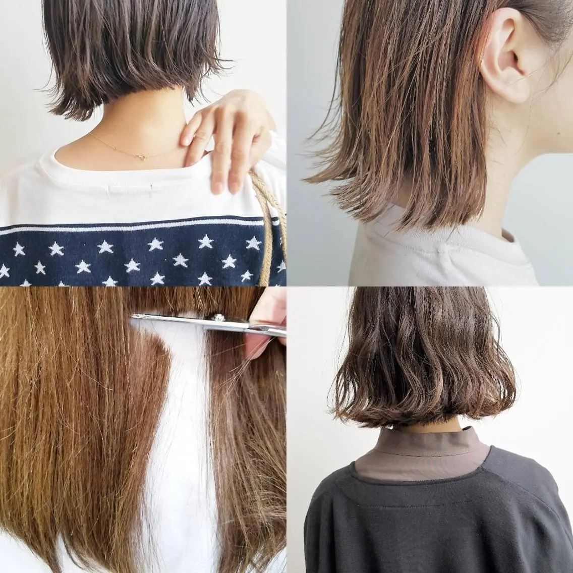 ミディアム カラー ネイル ヘアアレンジ パーマ マツエク・マツパ iplus　眉毛と まつげパーマ専門店のマツエク・マツパデザイン