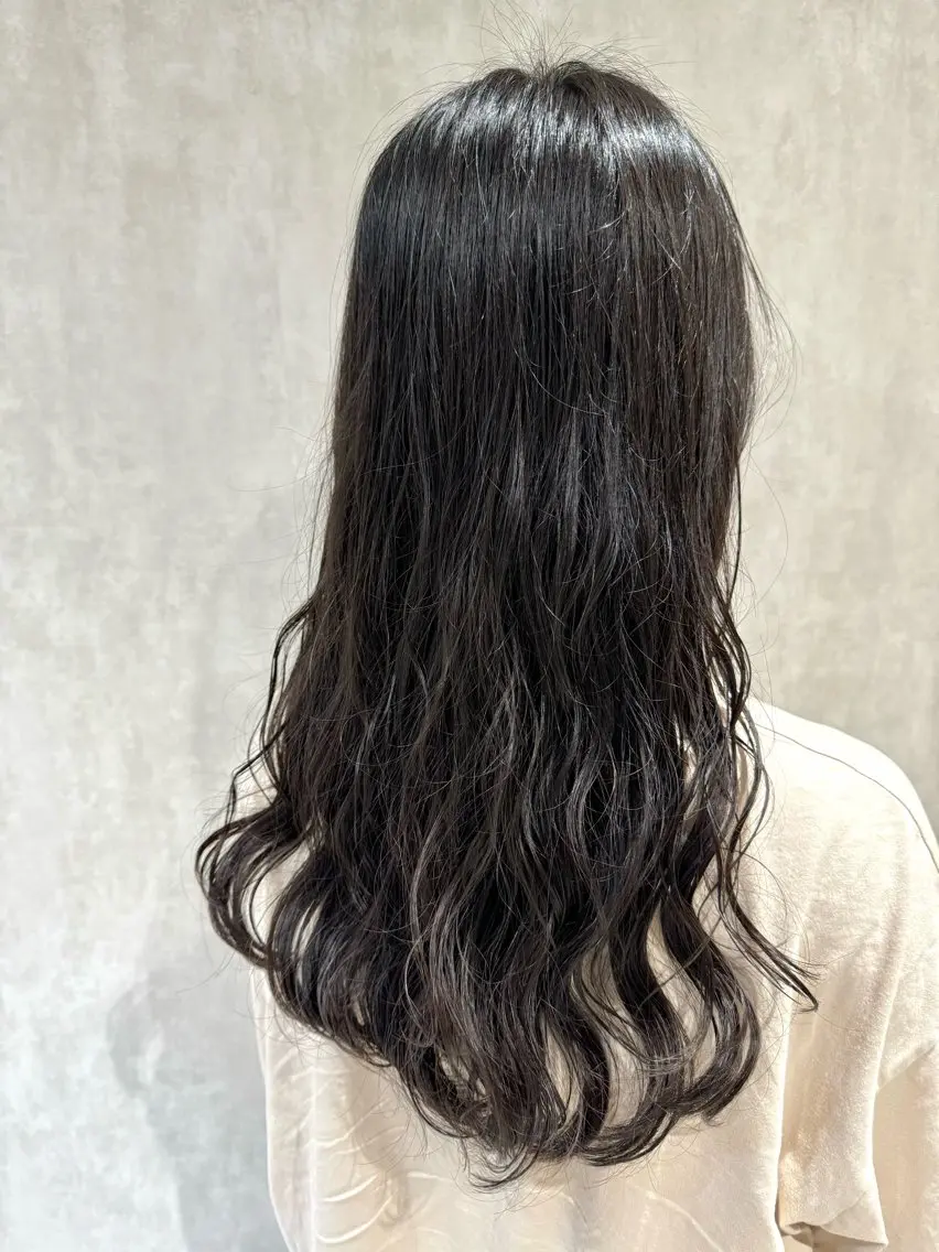 ロング パーマ デジタルパーマ デジタルパーマ💫/ 似合わせカット✂️のヘアスタイル