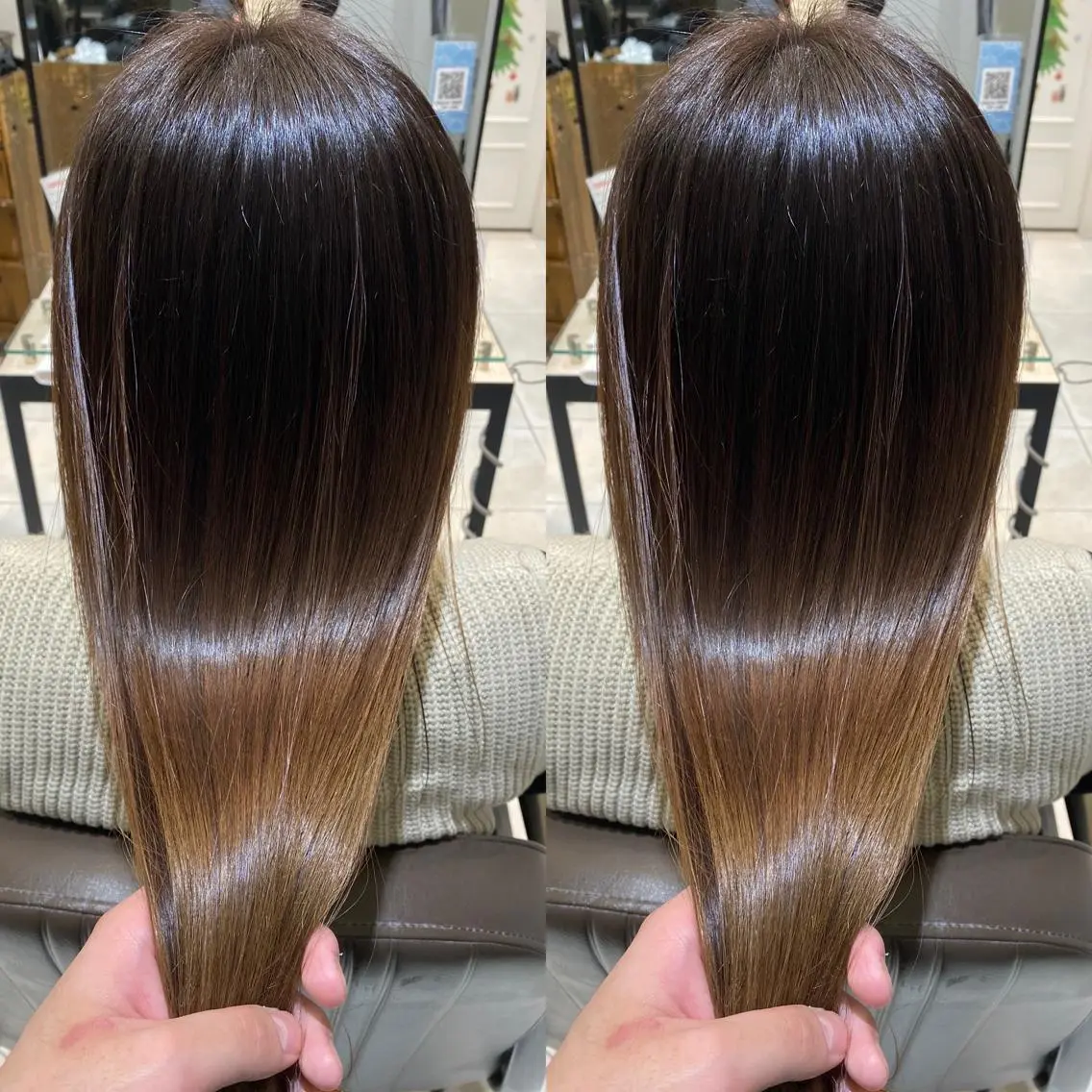 ロング 美髪矯正透明感カラー 江川 和輝のヘアスタイル