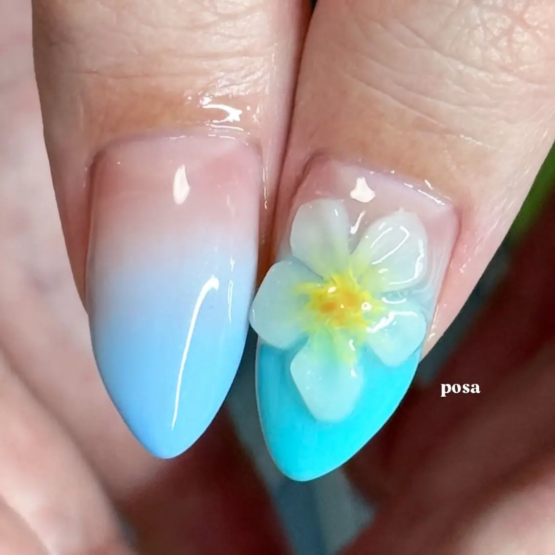 ネイル パステルネイル シンプルネイル ハンドネイル posa nail モエミのネイルデザイン