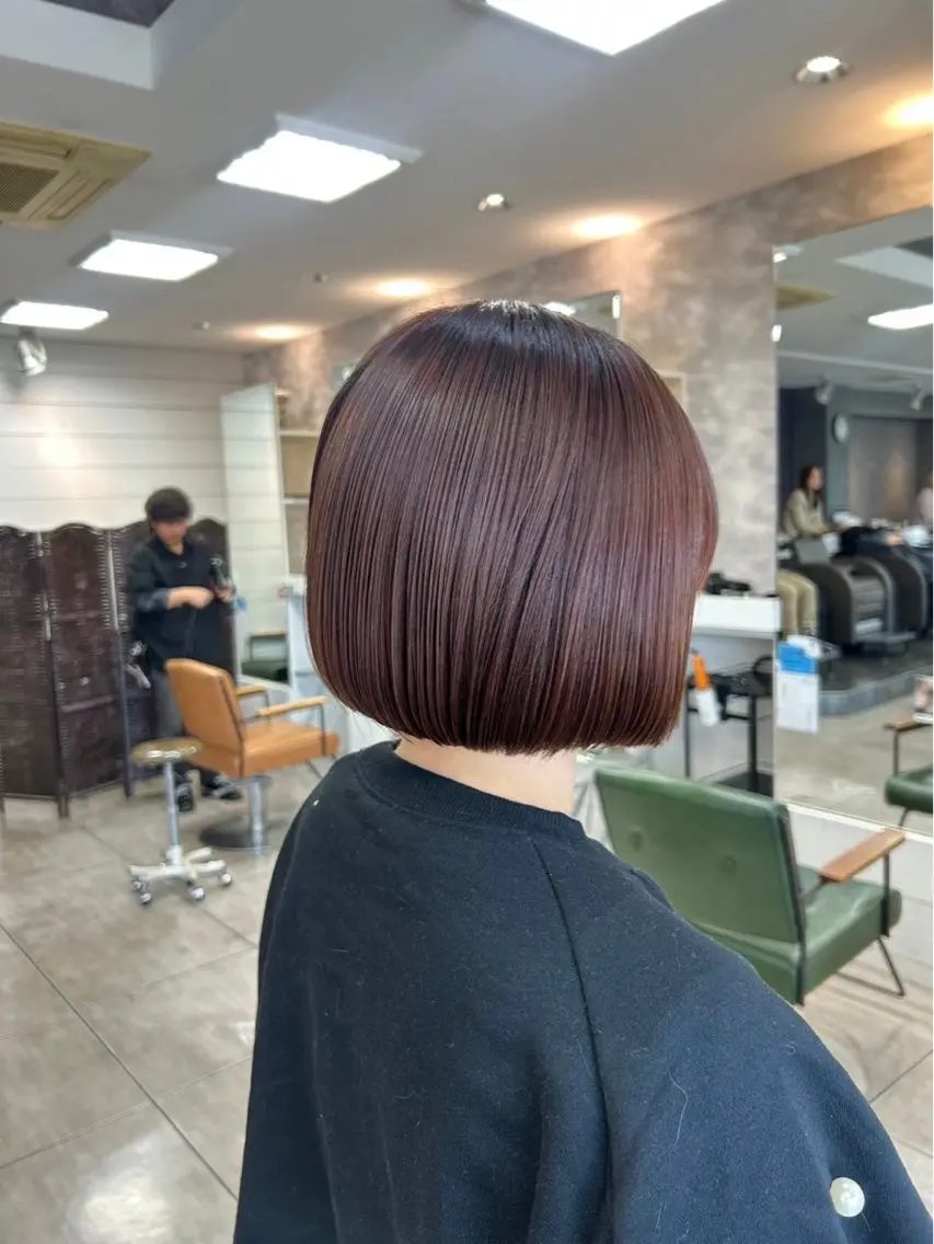 ショート カット 縮毛矯正 縮毛矯正✖髪質改善 仁木伸明のヘアスタイル
