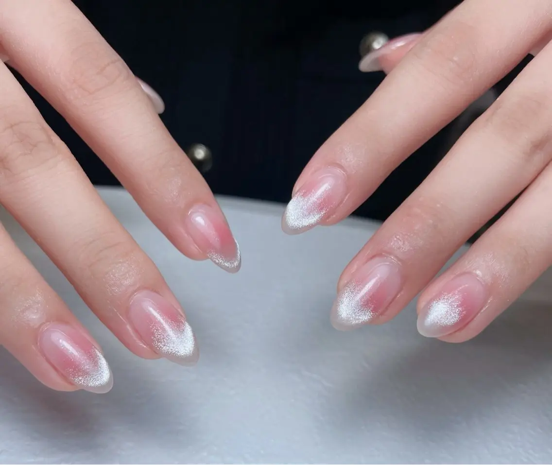 ネイル チークネイル 長さ出し フレンチネイル ジェルネイル 韓国ネイル 中野駅から2分 MEO NAILのネイルデザイン
