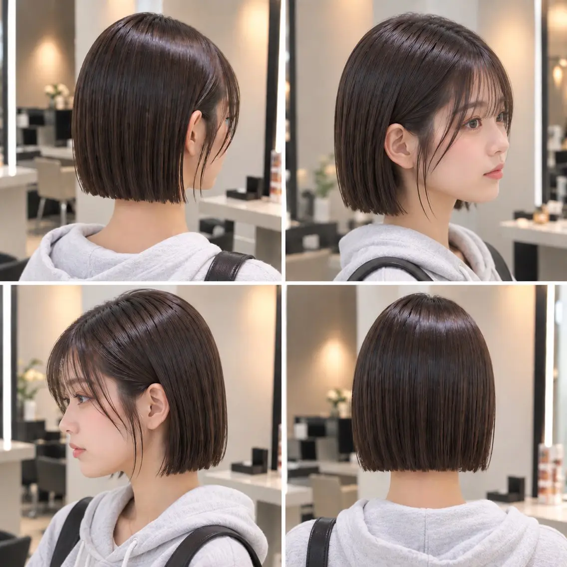 ショート カラー カット 縮毛矯正 縮毛矯正×髪質改善 玉山直哉×天王町のヘアスタイル
