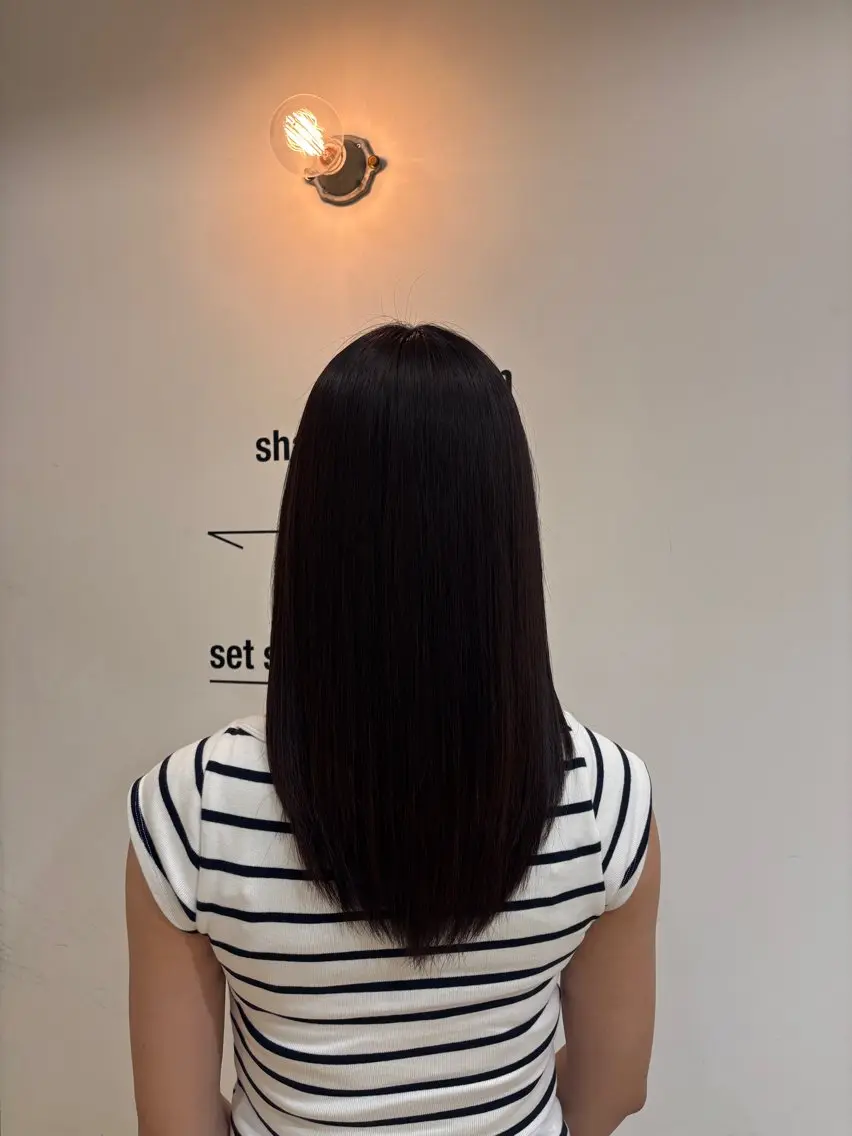 セミロング ヘアカラー Mana 🫧のヘアスタイル