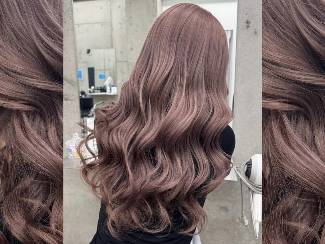 ロング ヘアカラー 齋藤 梨乃のヘアスタイル