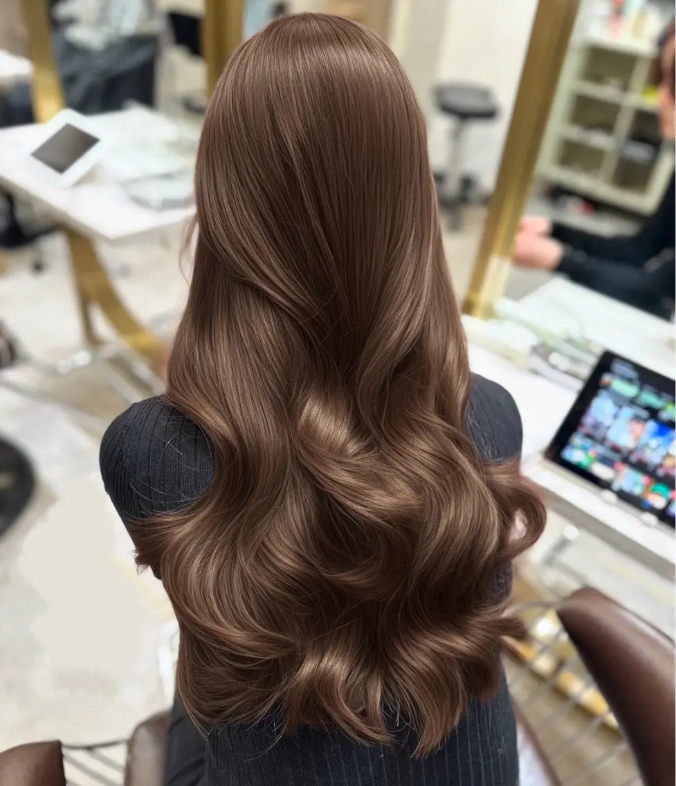 ミディアム カット ヘアカラー トリートメント Lond  mare 🦋ayana🦋のヘアスタイル