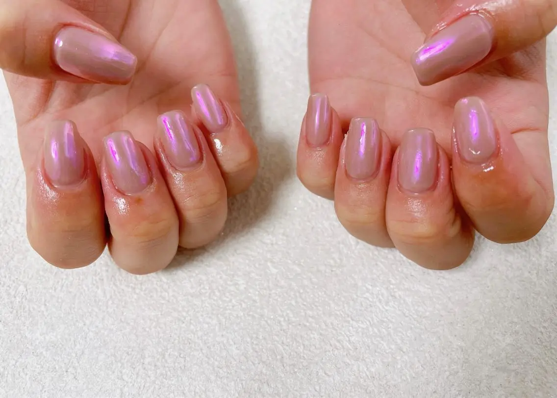 ネイル オーロラネイル フラワーネイル フットネイル フレンチネイル ジェルネイル ハンドネイル mogunail &blowのネイルデザイン