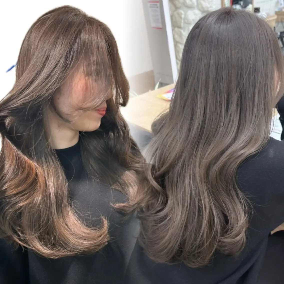 【🩵髪質改善カラー🩵】ioluカラー+トステア髪質改善TRの写真