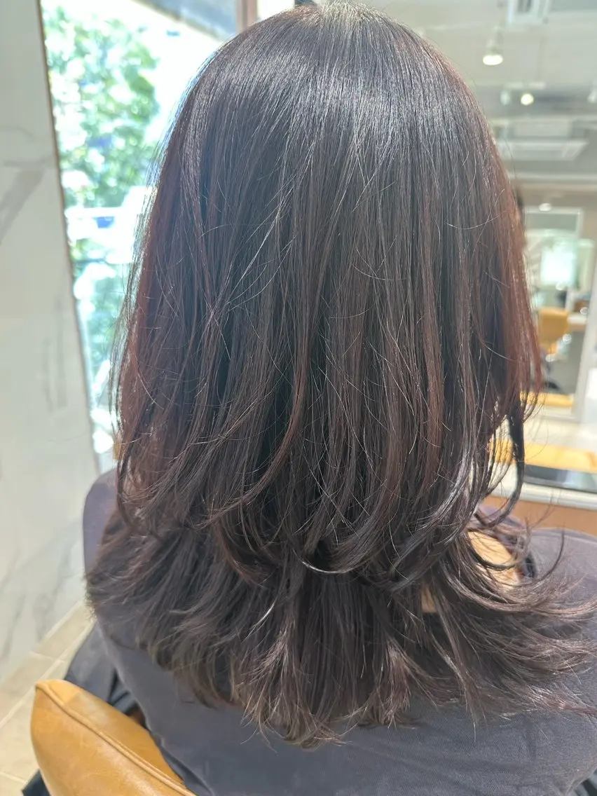 【メンテナンス】前髪カット＋リタッチカラー＋3STEPトリートメント【¥5500の写真