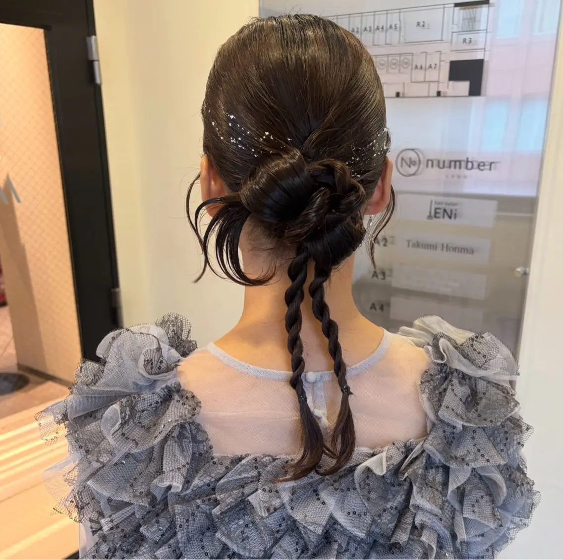 ヘアアレンジ yurino🩵💍 レイヤー、ヘアセットのヘアスタイル
