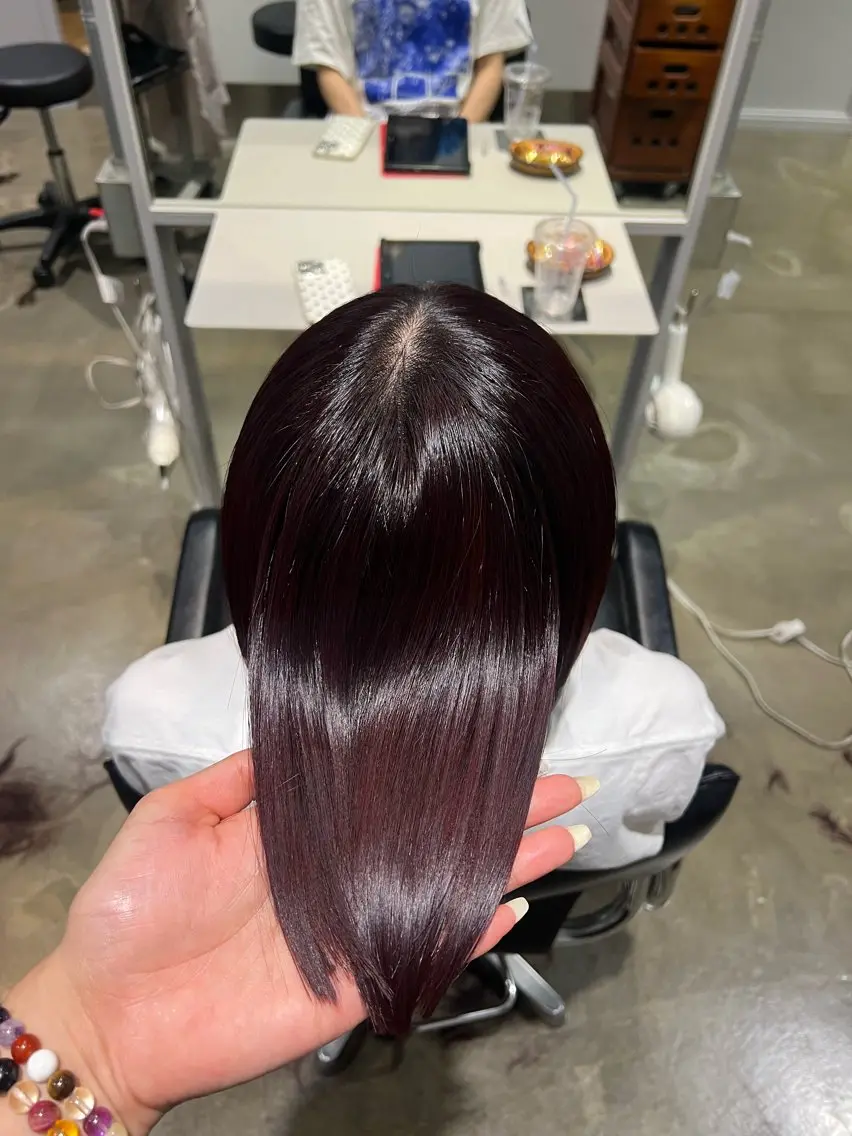 カラー ヘアカラー トリートメント Helena みなつのヘアスタイル