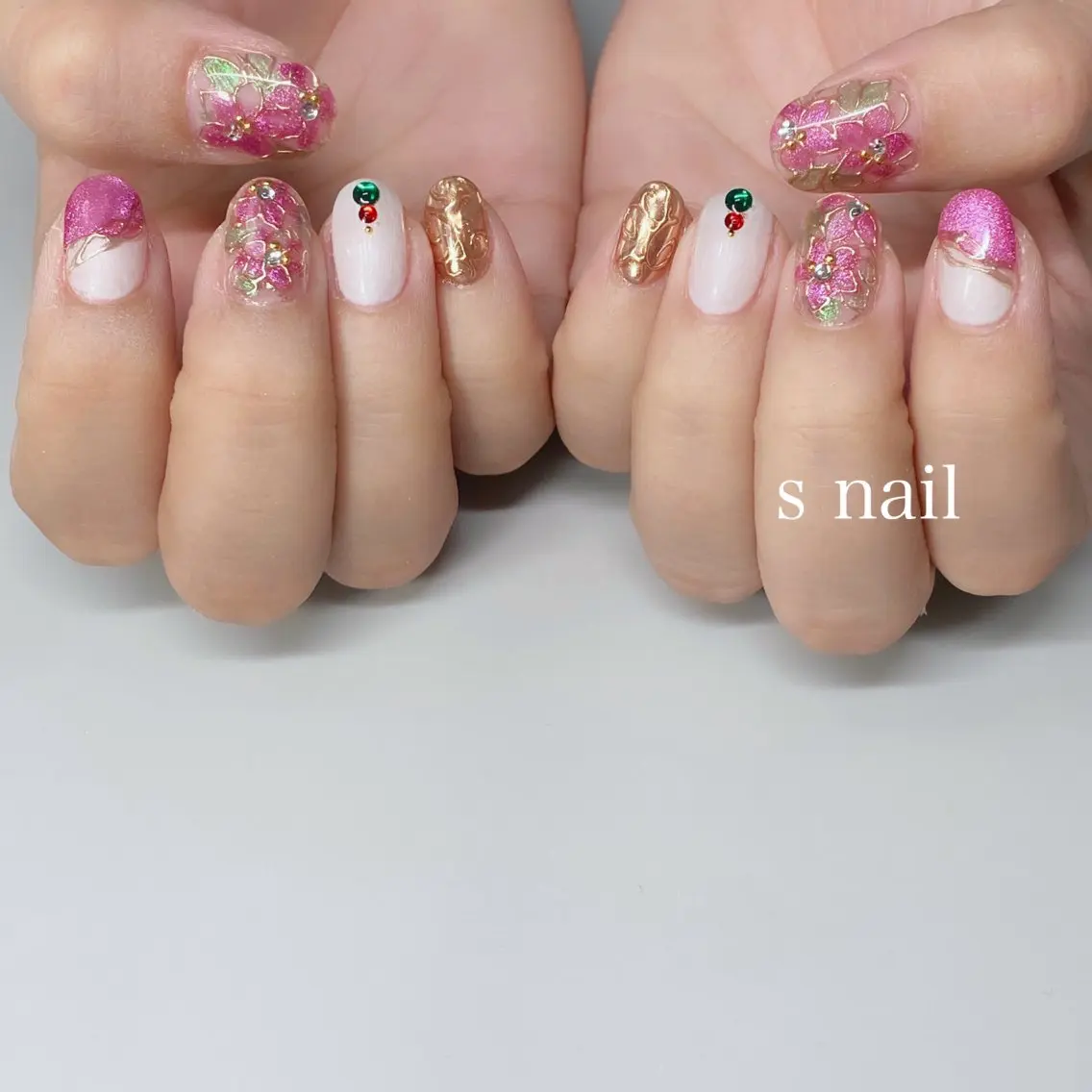 ネイル アートネイル ハンドネイル s nail さとよしみゆきのネイルデザイン